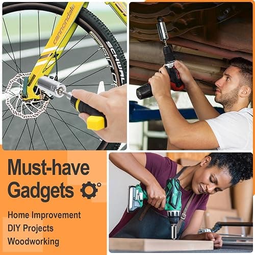Stocking Stuffers for Men Super Universal Socket Tools Gifts for Men, Grip Set with Power Drill Adapter Cool Stuff Gadgets Present Ideas Gifts for Dad Husband Him Adults Mens Gifts Christmas for Women thumbnail 6