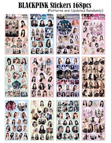 ZPPLD Blackpink Merchandise Set, Blackpink Fan Items, Kpop Blackpink Gift Set for Fans, Blackpink Cushion Cover, Blackpink Stickers thumbnail 5