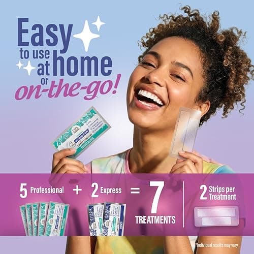 GuruNanda Teeth Whitening Strips Kit - 7-Day Treatment with Non-Slip, Dry Strip Technology - Whitening Designed with Care for a Brighter Smile thumbnail 4