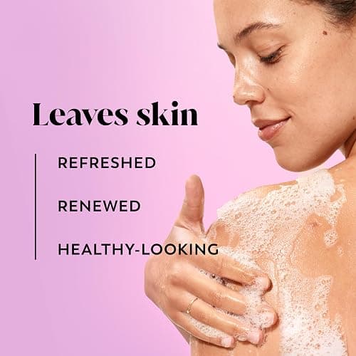 Olay Body Wash for Women, Fresh Radiance, Refreshing & Renewing, Made with Plant Based Cleansers, B3 Botanical Complex, For All Skin Types, Peach & Cherry Blossom Scent, 22 fl oz (Pack of 4) thumbnail 2