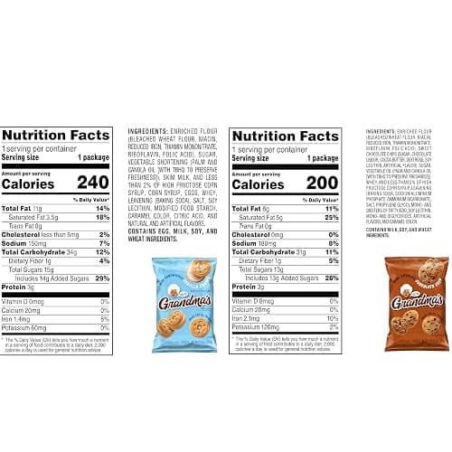Grandma's Cookies, Mini Cookies Variety Pack, (Pack of 30) thumbnail 3