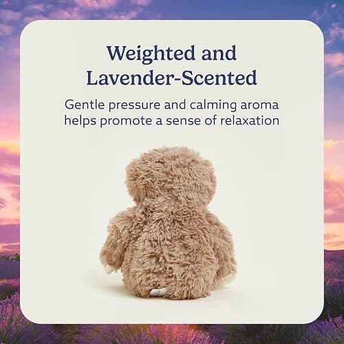 warmies Junior Microwavable & Weighted Stuffed Animals, Sloth - Heated Stuffed Animal Plushie for Warmth & Comfort - Cute Soft Plush Toys for Adults & Children (Boys, Girls, Babies & Toddlers) thumbnail 3