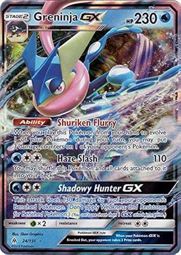 Greninja GX - 24/131 - Ultra Rare - Forbidden Light - Image 1