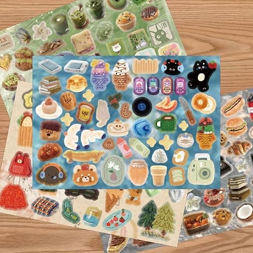 1234 Pcs Japanese Sticker Book -Lovely Little Things | 30 Sheets INS Style Cute Cartoon Sticker Book | Kawaii Stickers for Journaling, Scrapbooking, Planners DIY Craft Stickers thumbnail 7