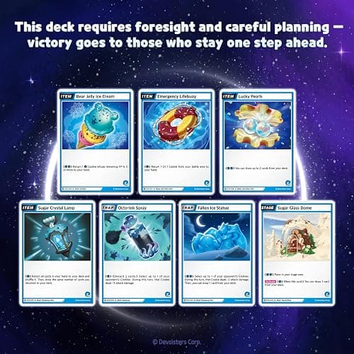 CookieRun Trading Card Game: Starter Deck Blue | 2 Player Competitive TCG | 20 Minutes | Includes 60 Cards thumbnail 5