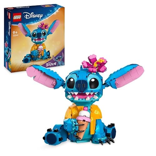 LEGO | Disney Stitch Toy - Play & Display Figure with an Ice-Cream Cone & Decorative Flower - Gift for 9+ Year Old Girls, Boys & Lilo & Stitch Movie fans - Christmas Treat - 43249 - Image 1