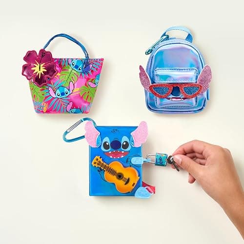 REAL LITTLES Disney Lilo & Stitch Fan Favorites 3 Pack, Includes Themed Micro Backpack, Handbag and Journal, with 15 Micro Surprises Inside thumbnail 4