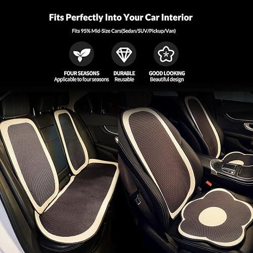 Car Seat Covers Full Set, Front and Back Row thumbnail 2