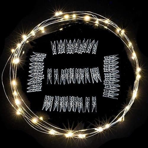 33Ft Photo Clip Fairy Lights with 50 Clips - LECLSTAR 100 LED String Lights for Hanging Pictures, USB Powered - Perfect Bedroom and Wedding Decor thumbnail 5