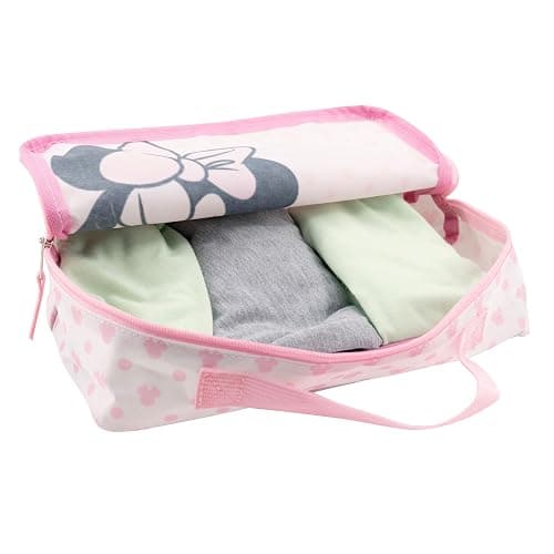 Fast Forward Minnie Mouse 3-Piece Packing Cube Set | Minnie Mouse Travel Accessories | Travel Bags Luggage Organizer for Kids, Unisex | Minnie Kid Travel Size Travel Cubes for Packing thumbnail 6