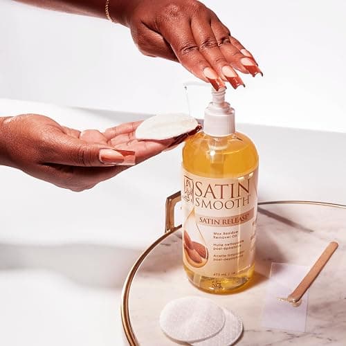 Satin Smooth Satin Release Wax Residue Remover Oil, Post-Wax Treatment Fast-Dissolving, 16 oz, 1-pack thumbnail 8