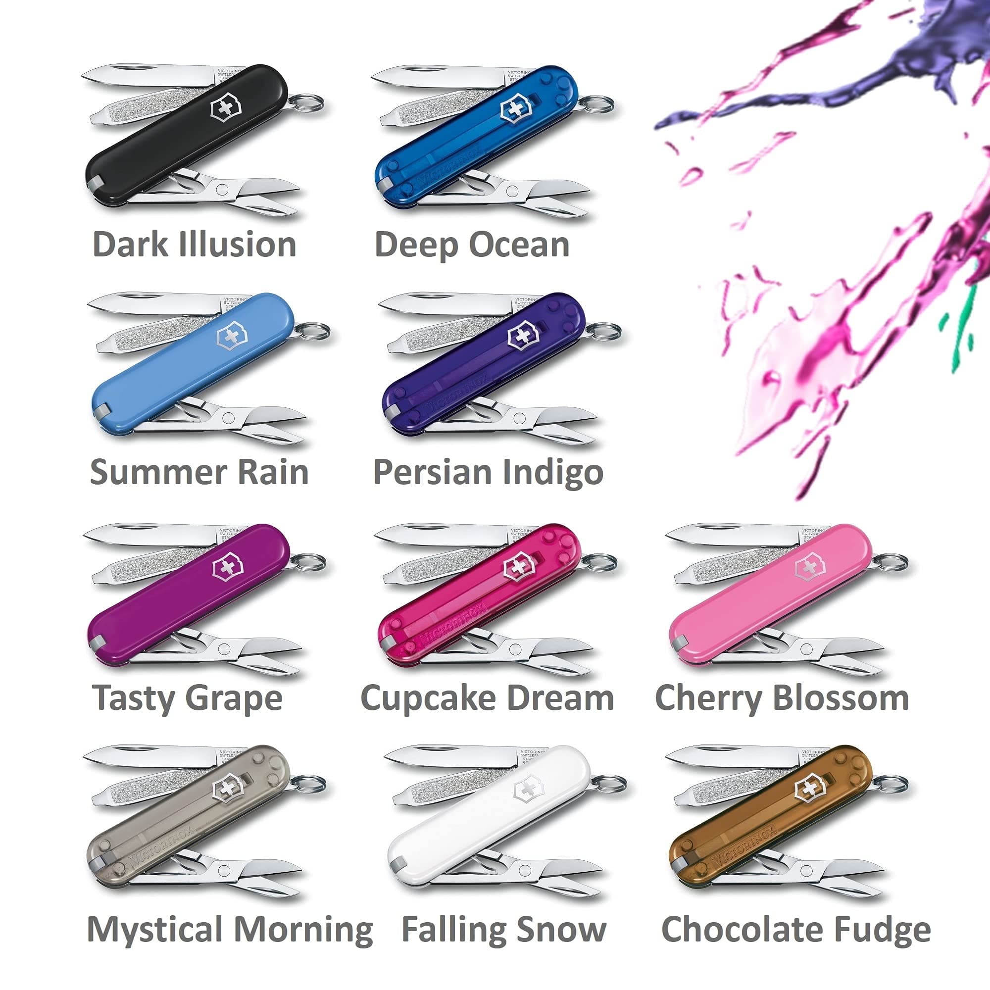 Victorinox Swiss Army Pocket Knife Classic SD with 7 Functions, Mango Tango - Mango Tango thumbnail 7