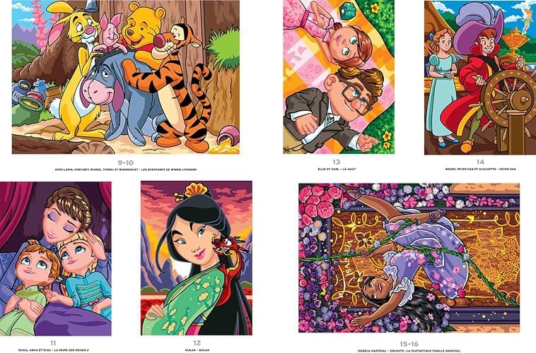 Coloriages mystères Disney - Grands classiques Tome 13: Colorie les chiffres et découvre l'image thumbnail 3