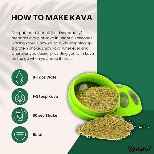 Kavafied KAVA Supreme - Noble Vanuatu Kava Root Powder (8oz) thumbnail 4