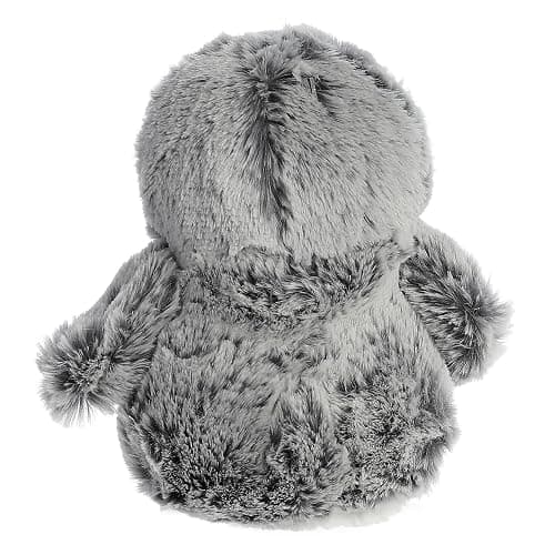 Aurora® Playful Pompom Penguin™ Mini Stuffed Animal - Vibrant Companions for Warm Cuddles - Perfect for Adults, Kids, and Birthdays - Gray 6 Inches thumbnail 5