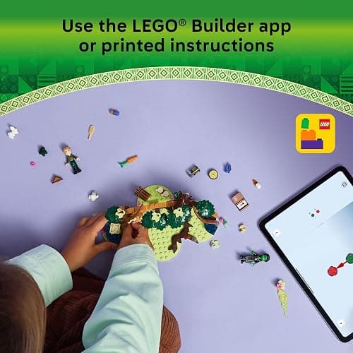 LEGO Wicked Elphaba’s Retreat Building Toy - Elphaba & Fiyero Toy Figures and Playset with Forest Friends - Pretend Play Building Blocks for Kids, Ages 7+ - Wicked Gift for Girls & Boys - 75687 thumbnail 6
