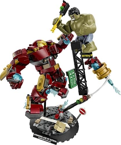 LEGO | Marvel Battaglia Epica: Hulkbuster vs. The Hulk - Giocattolo dei Supereroi con 2 Action Figure e Minifigure di Iron Man - Idea Regalo per Bambini da 9 Anni in su Fan degli Avengers - 76343 thumbnail 9