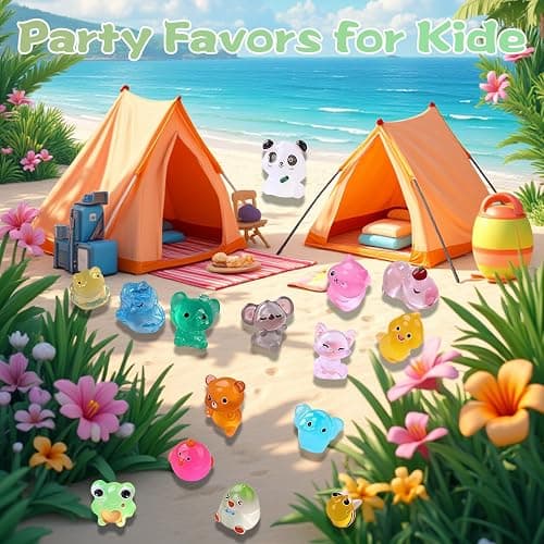 Mini Glow In The Dark Animal Resin Models, Resin Animals Mystery Bags, Individually Wrapped Blind Bags Tiny Animal Figurines, Collectible Mini Animals For Fairy Garden, DIY Crafts (50, animals) thumbnail 2
