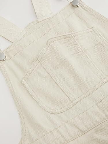 CIDER Overalls for Women Denim Leopard Pocket Buckle Up Wide Leg Jumpsuit thumbnail 2