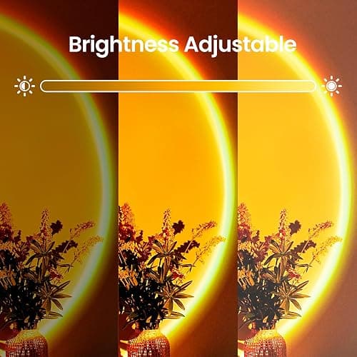 XEBKOR Sunset Projection Lamp with Remote/APP Control,Multi-Color LED Sunset Light Night Light,360 Degree Rotation Sunset Lamp for Photography/Party/Room Decor,Gifts for Christmas,Thanksgiving Day thumbnail 5