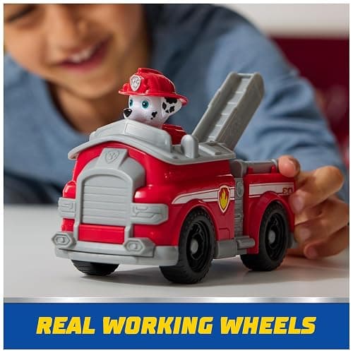 Paw Patrol, Marshall’s Fire Engine, Toy Vehicle with Collectible Action Figure, Sustainably Minded Kids’ Toys for Boys & Girls Aged 3 and Up thumbnail 8