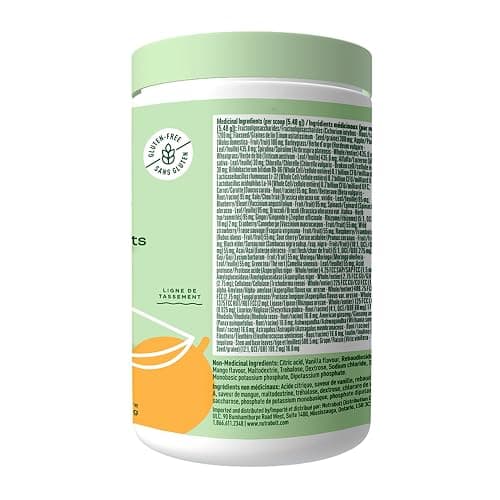 Bloom Nutrition Superfood Greens Powder, Digestive Enzymes with Probiotics and Prebiotics, Gut Health, Bloating Relief for Women, Chlorella, Green Juice Mix with Beet Root Powder, 25 SVG, Mango thumbnail 2