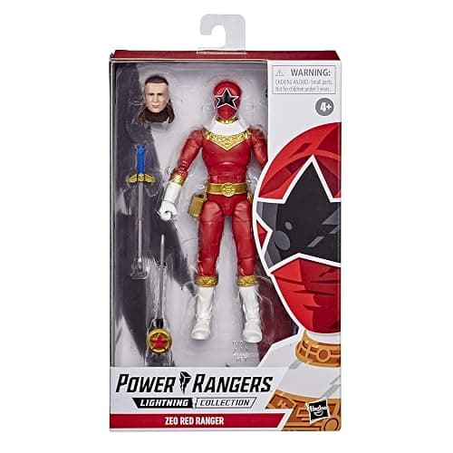 Power Rangers Lightning Collection Zeo Red Ranger 6-Inch Premium Collectible Action Figure Toy with Accessories thumbnail 3