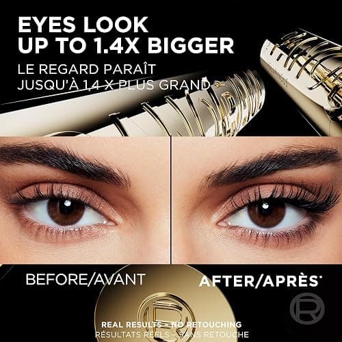 L’Oréal Paris Voluminous Panorama Mascara, Volumizing and Lengthening Mascara, Washable Longwear and Smudge Resistant Make Up, Blackest Black, 0.33 Fl Oz thumbnail 5