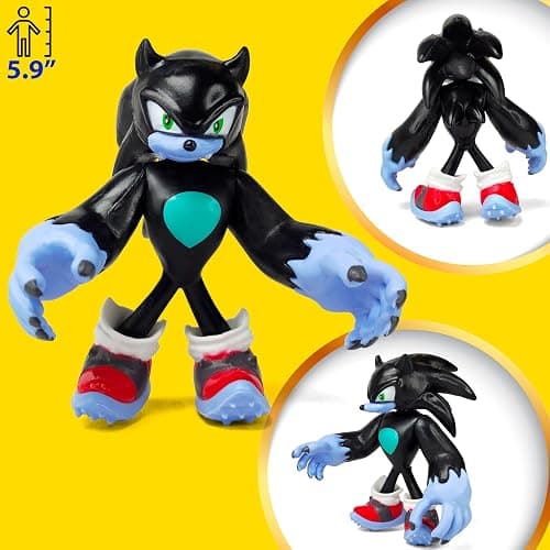 Toysvill Sonic the Hedgehog Big Action Figures (Set of 10 pcs), Collection Toys, Birthday Cake Decoration Party Supplies Cake Topper thumbnail 6