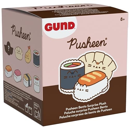 GUND Pusheen Bento 3-Inch Surprise Food-Themed Plush (UNbox 1 of 8 Styles) | Blind Bag Mystery Unboxing Inspires Fun Food Roleplay Adventures; Includes One Random 3.5-Inch Stuffed Keychain Bag Charm thumbnail 2