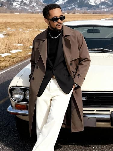 MAGE MALE Men's One Button Suit Jacket Elegant Solid Color Blazers Slim Fit Lightweight Sport Coats Blazer thumbnail 3