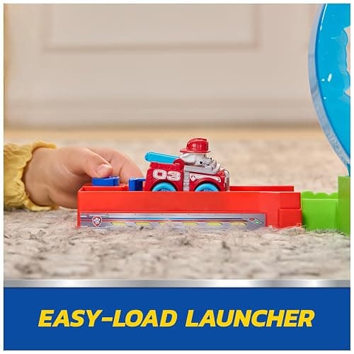 PAW Patrol Pup Squad Rescue Loop, Track Playset with Chase & Marshall Pup Squad Toy Cars & Vehicle Launcher, Kids Toys for Boys & Girls Ages 3 and Up thumbnail 5