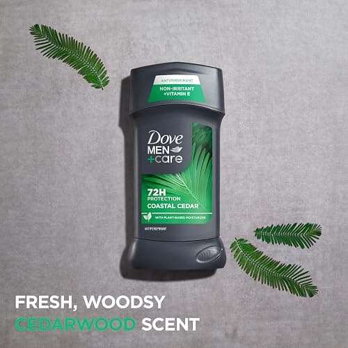 Dove Men+Care Antiperpirant 3 Pack Coastal Cedar Deodorant for Men 2.7oz thumbnail 4