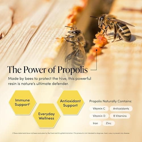 BEEKEEPER'S NATURALS Kids Propolis Throat Spray, 1.0 oz, Pack of 1｜Natural Immune Support & Sore Throat Relief, Has Antioxidants, Gluten-Free thumbnail 4