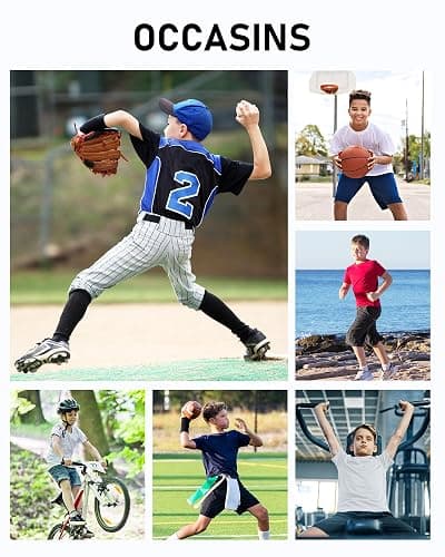 Blueleaf Boys Compression Shirt Short Sleeve Youth Basketball Football Undershirt Kids Quick Dry Athletic Base Layer T-Shirt thumbnail 5