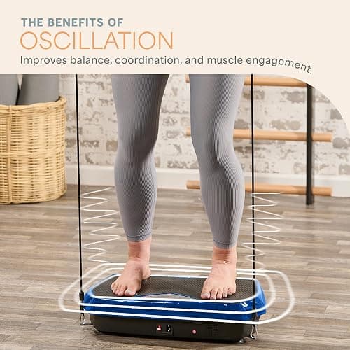 Lifepro Vibration Plate Exercise Machine with Magnetic Acupoints - Full Body Vibration Platform for Beginners and Recovery - Ideal Lymphatic Drainage Massager for Muscle Toning and Overall Fitness thumbnail 4