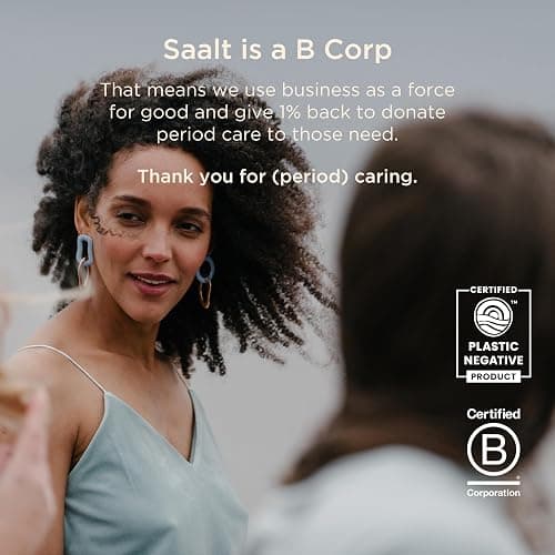 Saalt Soft Menstrual Cup – Reusable Period Cup – Made for Comfortable, Leak-Free Protection Up to 12 Hours – BPA & Latex Free – Includes Cup & Carry Bag (Regular, Desert Blush) thumbnail 7
