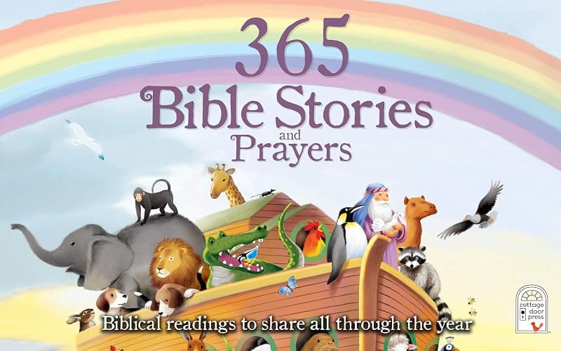 365 Bible Stories and Prayers Padded Treasury - Gift for Easter, Christmas, Communions, Baptism, Birthdays (Little Sunbeams) thumbnail 8