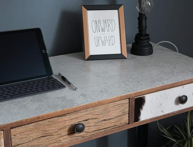 d-c-fix Vinyl Wrap Concrete 67,5 cm x 2 m – Removeable Sticky Back Plastic | Self Adhesive Vinyl for Furniture, Kitchen Cabinets, Table & Window Sills – DIY Peel and Stick Wrap – Wipe Clean & Durable thumbnail 5