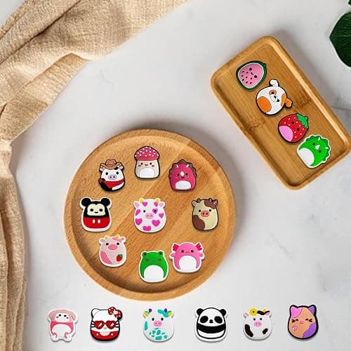 TATOAOWAW Cute Animal Shoe Charms for Women, Cartoon Shoe Decoration for Shoes Bracelet Wristband Clog Sandals Birthday Party Favors Gifts thumbnail 5
