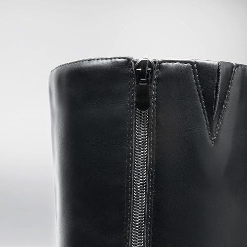 DREAM PAIRS Women's Knee High Boots Chunky Platform Heel Round Toe Boots for Women Side Zipper Stylish Comfortable Tall Boots thumbnail 6