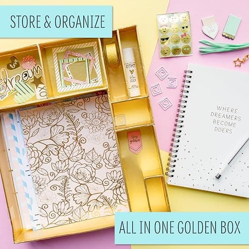 STMT D.I.Y. Dreamers Become Doers Journaling Set, Stationery Set, Bullet Journal Kit, Journaling Kit, Journals for Teen Girls, DIY Journal Set for Girls Ages - 8+ thumbnail 8