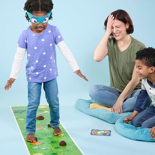 Hasbro Gaming Don't Step in It! Preschool Game I Blindfolded, Poop Party Game | Spinner with 8 Fun Animal Moves | Ages 4+| 1+ Players I Funny Kids Board Games thumbnail 11