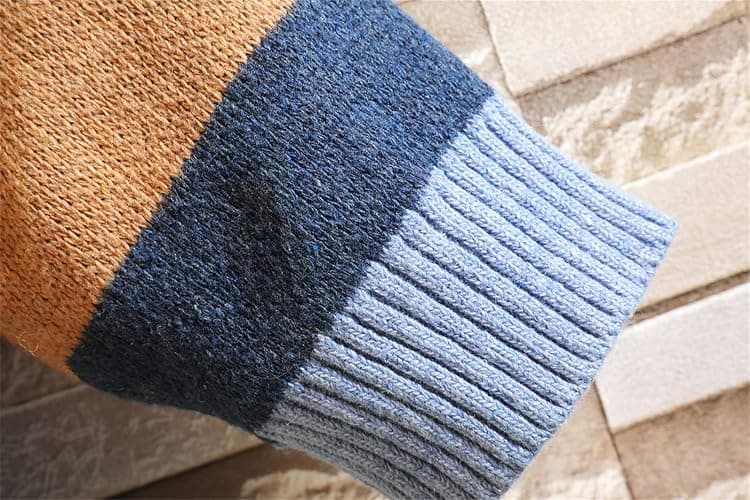 GURUNVANI Cardigan Sweater for Men Knitted Long Sleeve Sweaters with Buttons thumbnail 9