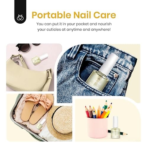 Beetles 7.5ml Cuticle Oil Nail Oil Cuticle Care for Nail, Damaged Cuticles, Stronger Nails Spa and Hand Manicure Essentials for Repaired Thin Nails DIY Home for Women thumbnail 6