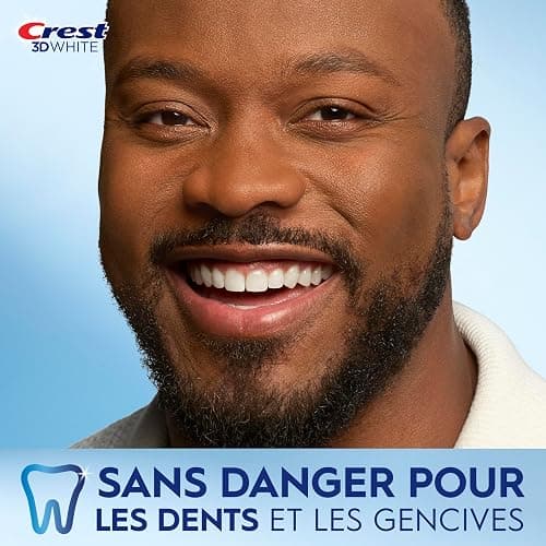 Crest 3D Whitestrips Classic Vivid At-home Teeth Whitening Kit, 6 Levels Whiter, 10 Treatments thumbnail 11