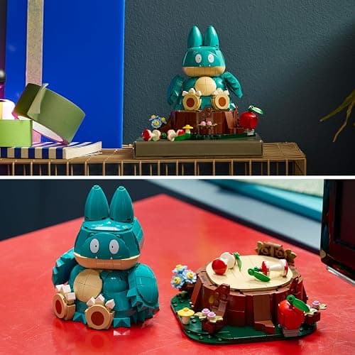 LEGO Pokémon Mampfaxo Figur - Modellbausatz für Erwachsene - Bauspielzeug aus dem Videospiel mit beweglichen Gliedmaßen & Kopf - DIY Zimmer Deko - Sammelbares Gaming Geschenk - 72150 thumbnail 4