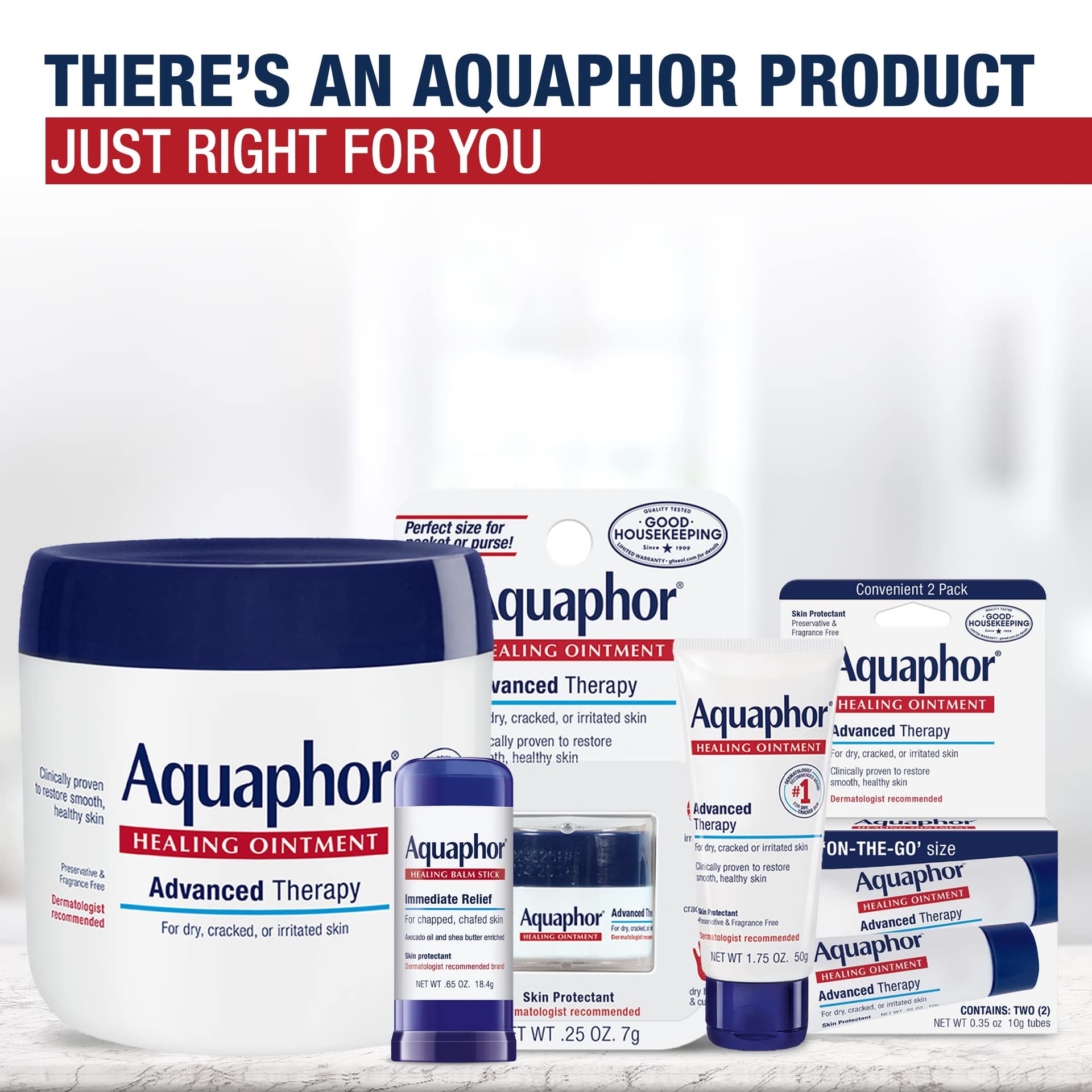 Aquaphor Healing Balm Stick, Skin Protectant with Avocado Oil and Shea Butter, 0.65 Oz Stick thumbnail 11