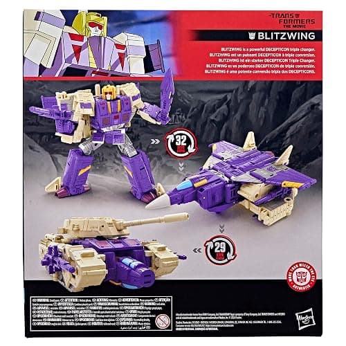 Transformers Studio Series The The Movie Blitzwing, Collectible 3-in-1 Converting 7-inch Leader Class Action Figure, 8+ | Transformers Studio Series 8 Inch Action Figure Leader Class (2026 Wave 4) - Blitzwing thumbnail 7