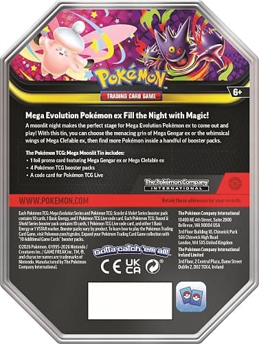Pokémon TCG: Mega Moonlit Tin thumbnail 3